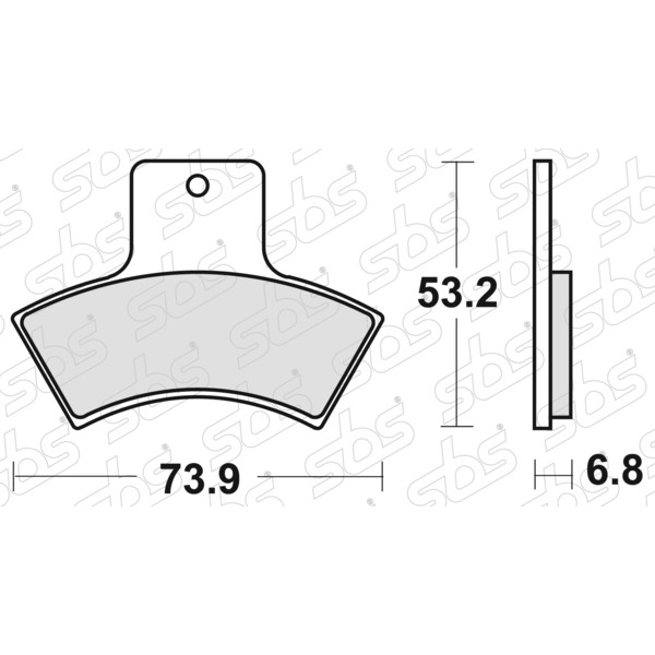 SBS - Plaquettes de frein 755 ATS