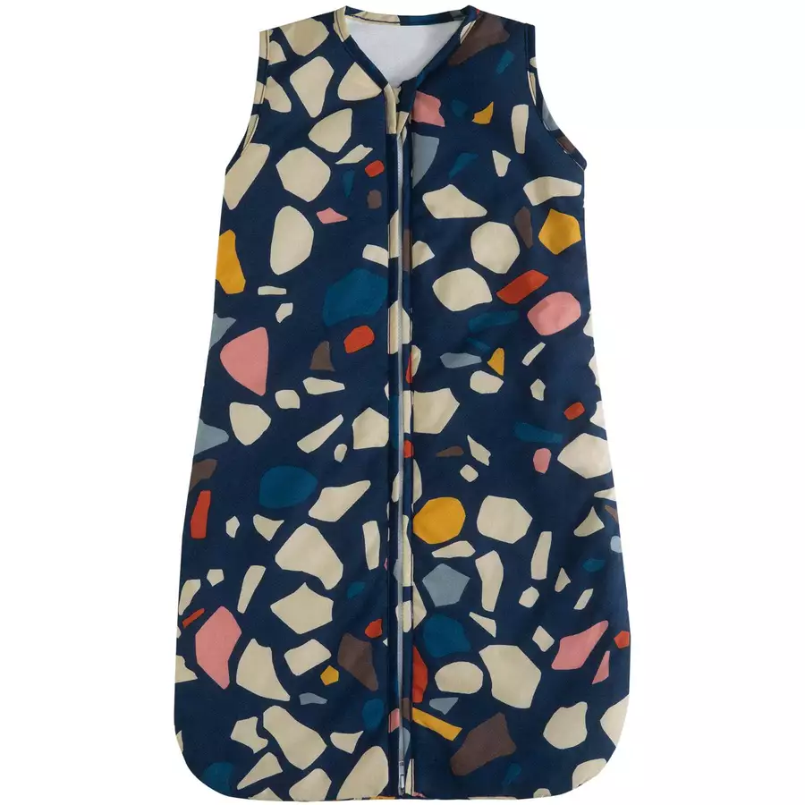 hibboux® Babyschlafsack Terazzo Sleeping Bag Azure