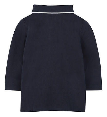 BOSS Polobluse - Navy m. Hvid