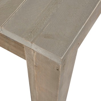 Eettafel Liefburg zand steigerhout 95 x 200 cm