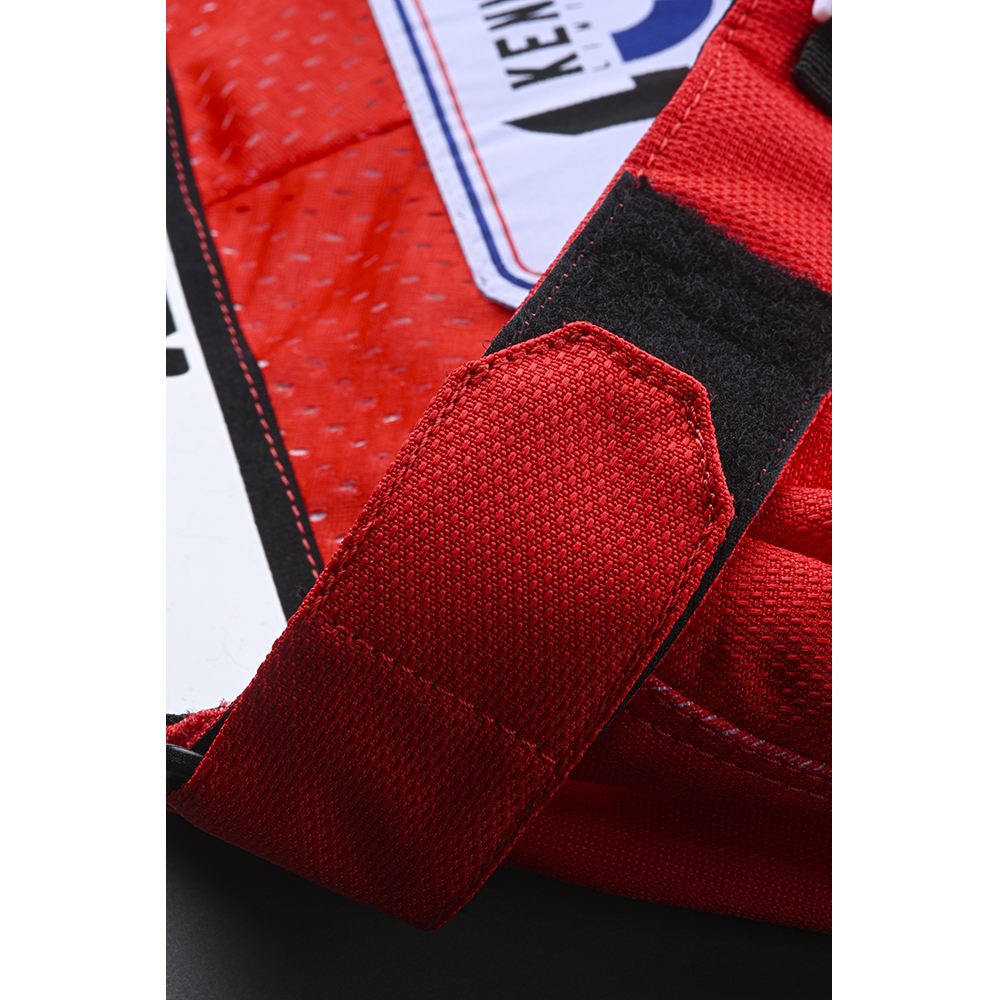 Kenny - Pantalon Track Raw - 2022 Rouge / Blanc