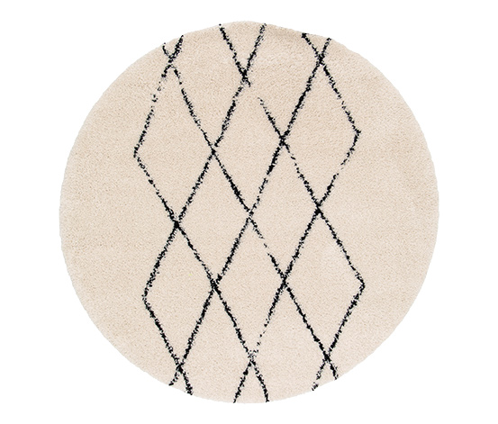 Indoorteppich »NOMAD Rhombus Line«, Ø ca. 160 cm