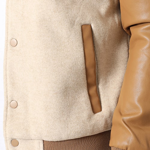 Veste Teddy Beige Camel