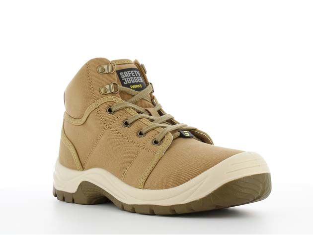 Safety Jogger Desert - werkschoen - Bruin - 38