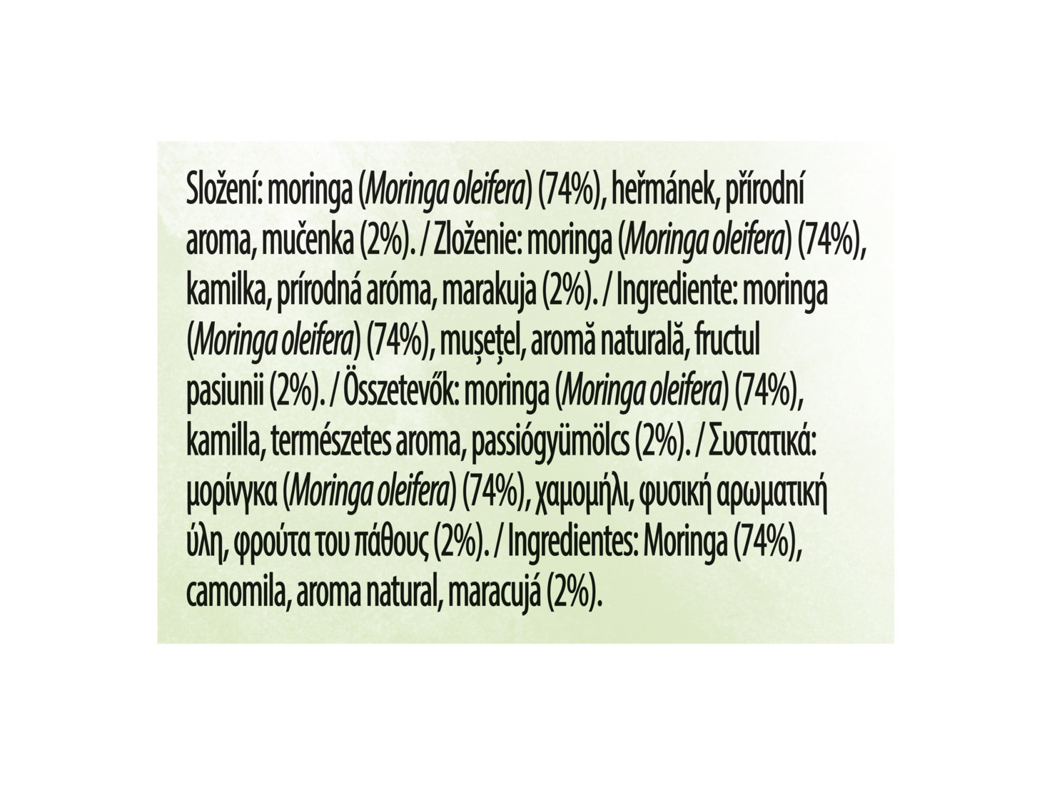 INFUSÃO LIPTON MORINGA E MARACUJÁ 20 SAQ