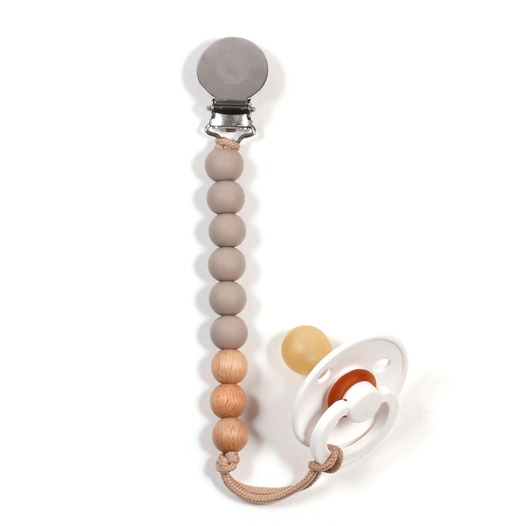 Bulle Attache-Suce Inox - Bois Taupe