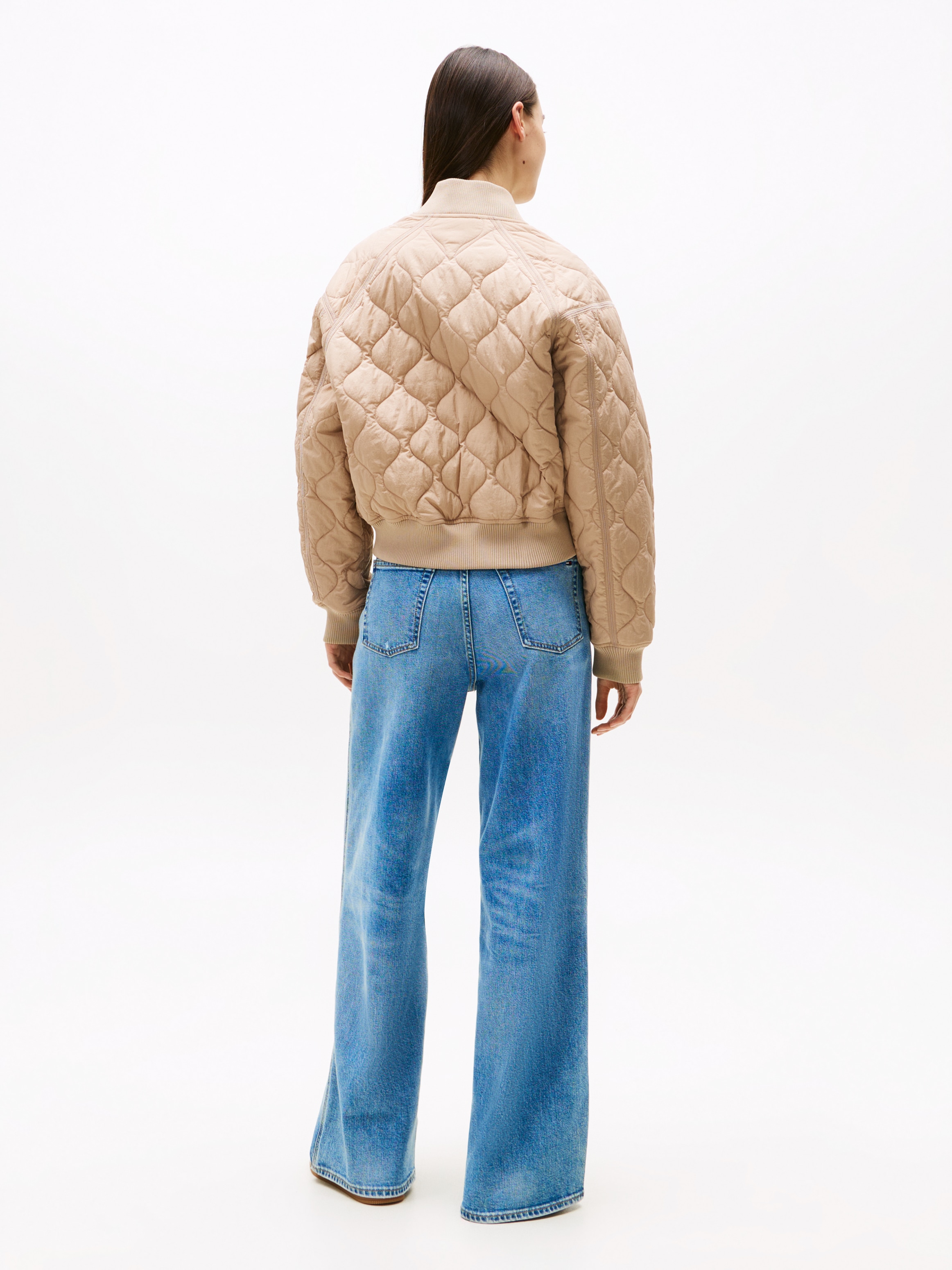 Tommy Jeans Bomberjacke »TJW QUILTED BOMBER« ohne Kapuze