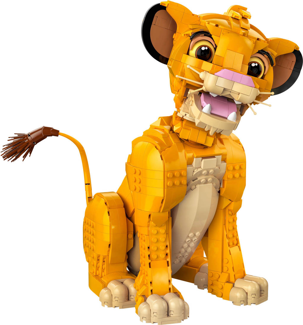 Lego Simba is een leuke bouwervaring en een geweldJonge Simba de Leeuwenkoning Decoratie Bouwpakket voor Volwassenen 43247