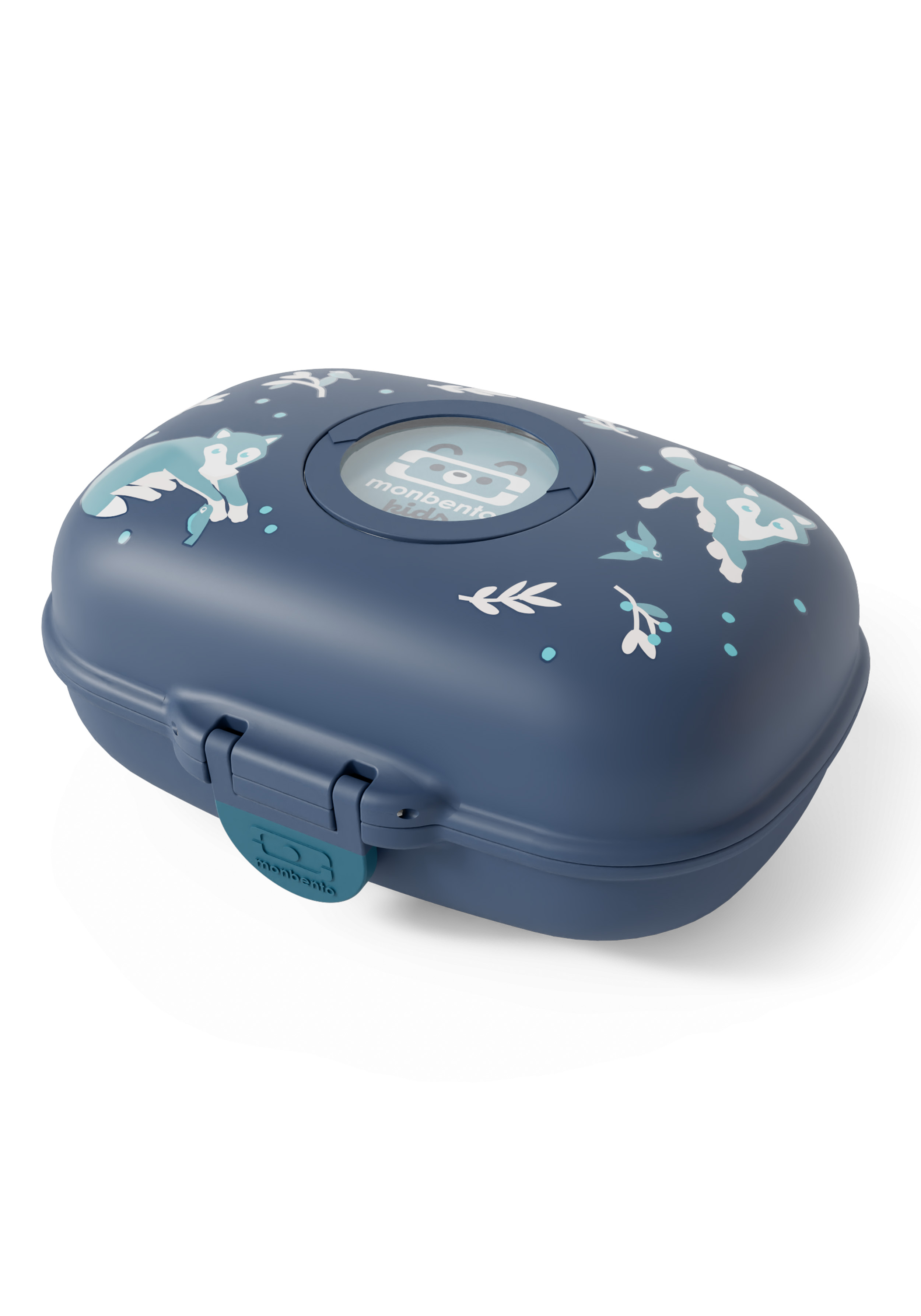 Monbento Kinder-Snackbox Gram Blue Wolf