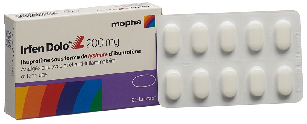 IRFEN L Lactab 200 mg Blist 20 Stk