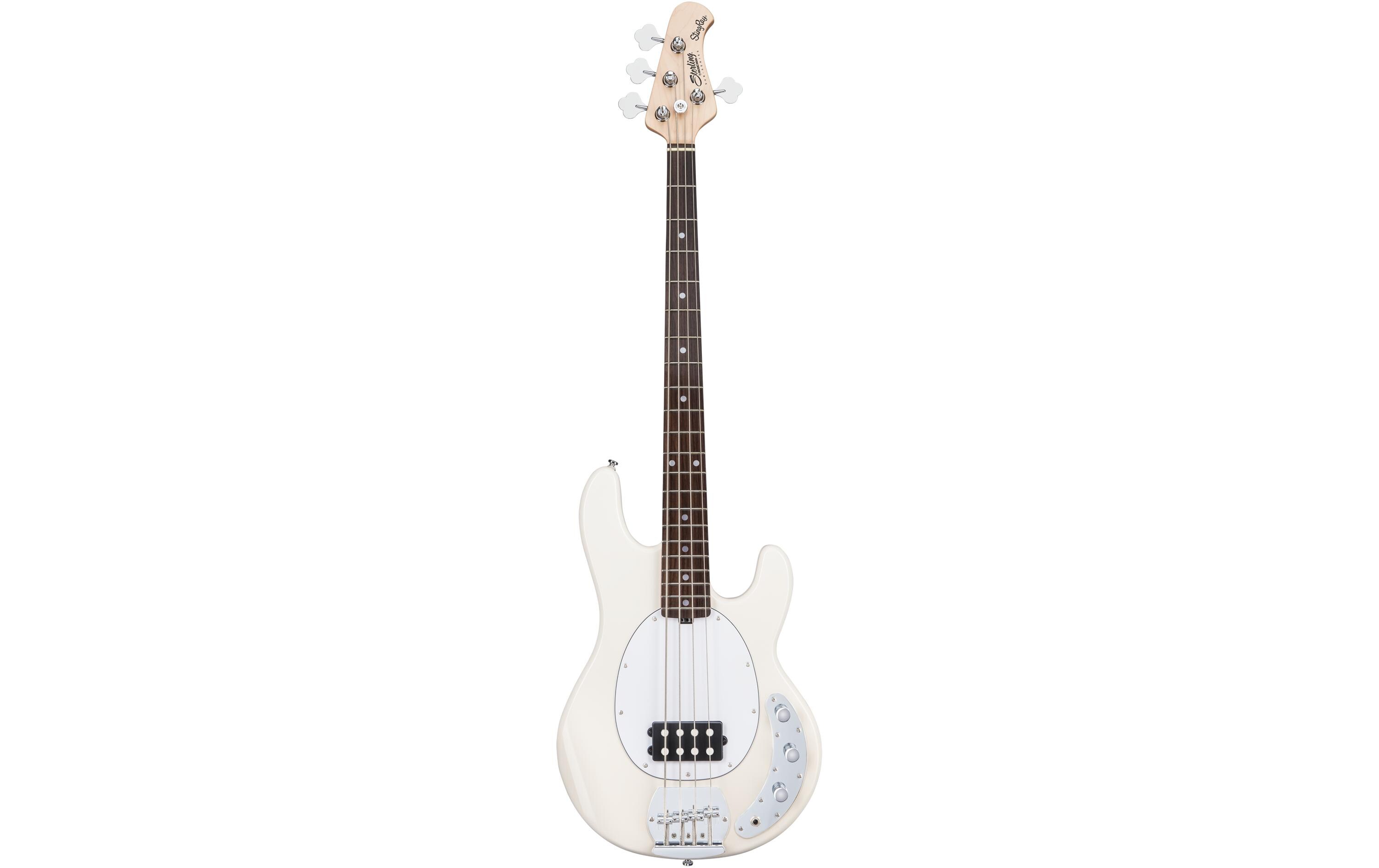 E-Bass StingRay Ray4 – Vintage Cream<br>4-seitiger Bass mit Aktivelektronik und einem Humbucker