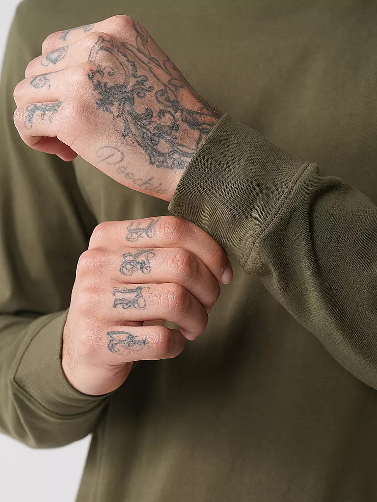 RAGMAN Rollkragenshirt olive