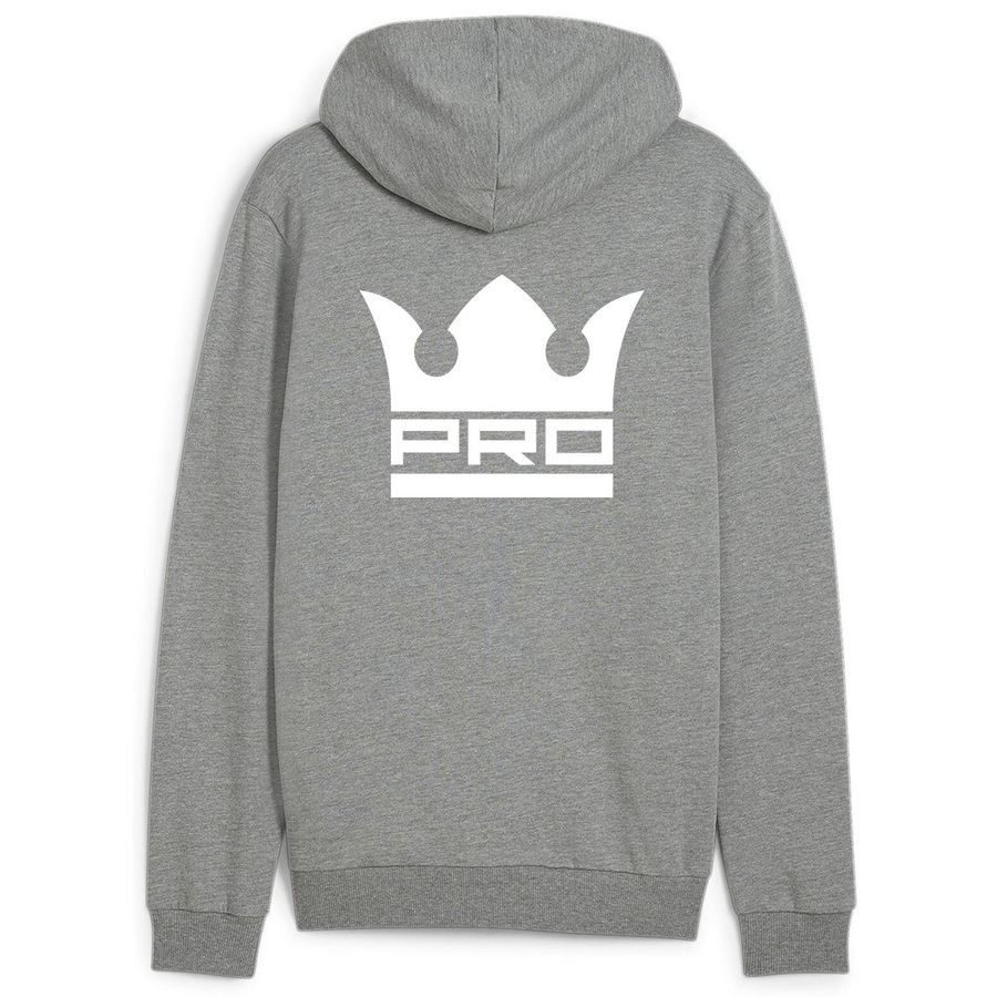 PRO Fodboldskole Sweat à Capuche Full Zip - Gris/Blanc