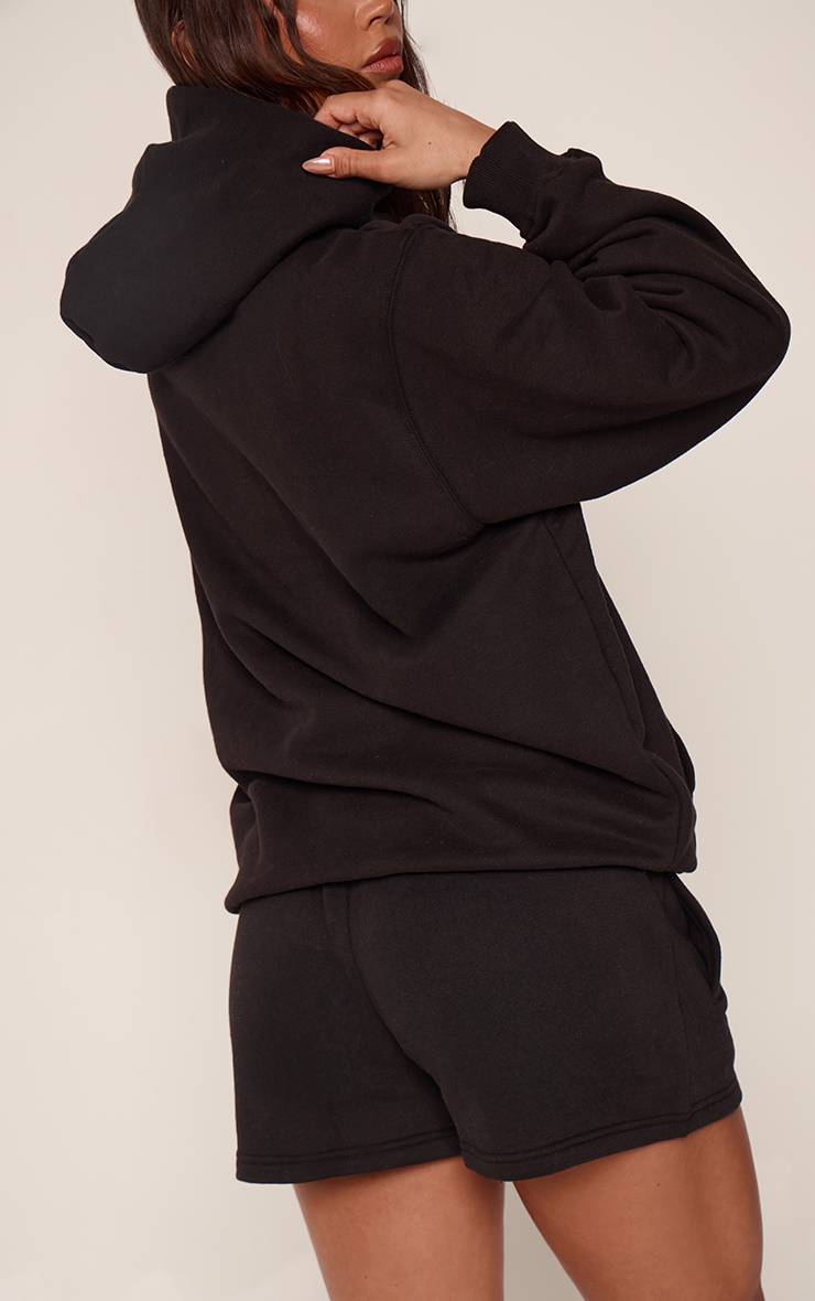 Noir Short Molleton Coton