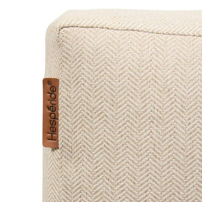 Lit de piscine ALLURE Beige / Acajou