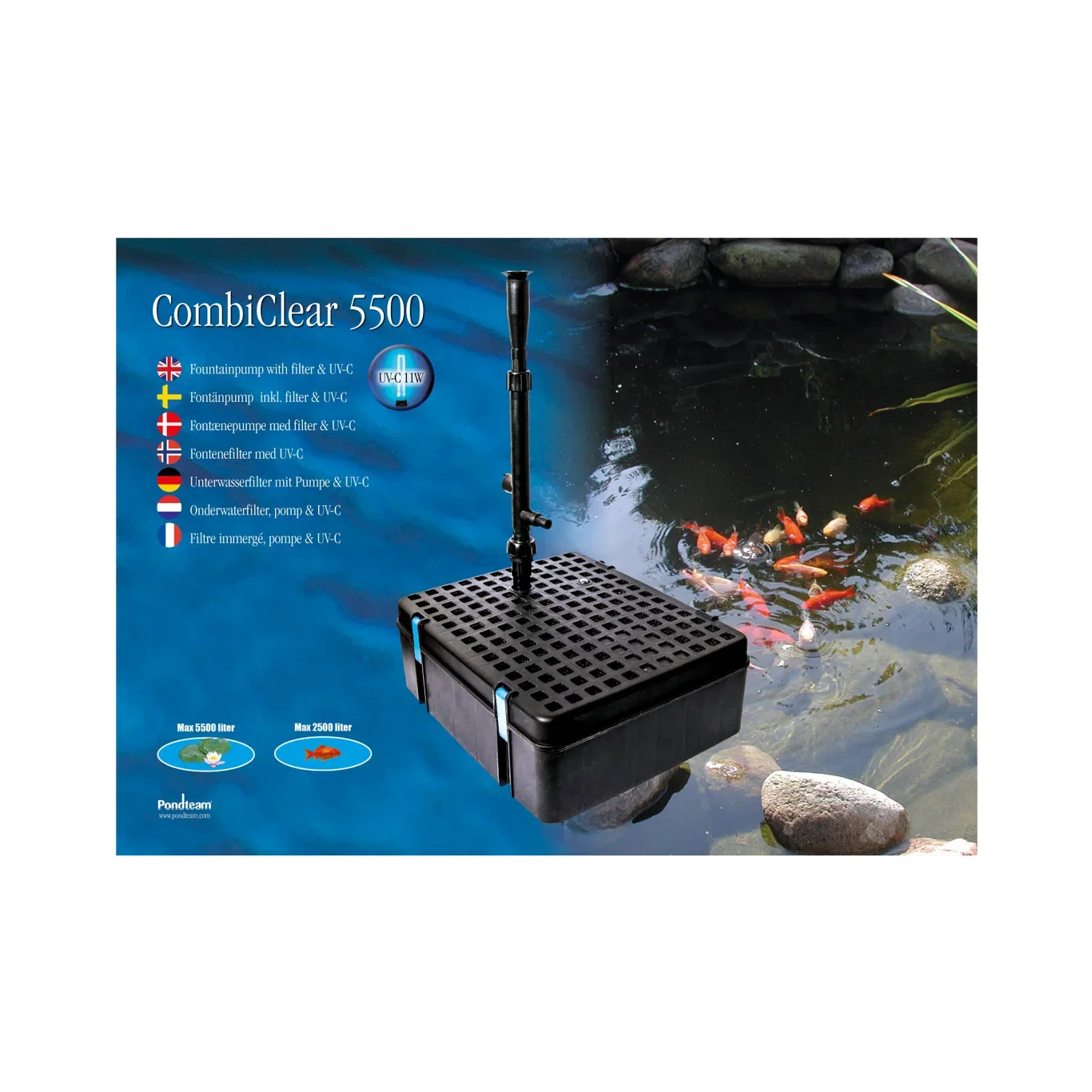 Pondteam Pumpe Combi Clear 5500 5500 L