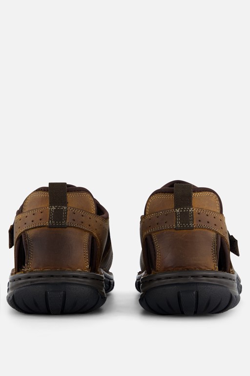 Outfielder Sandalen cognac Leer