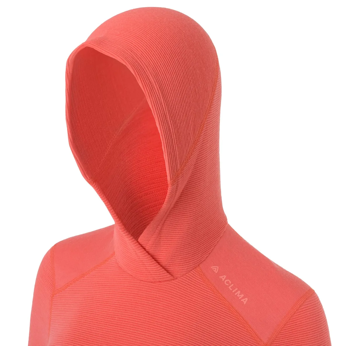 Aclima Women's StreamWool Hoodie Spiced Coral