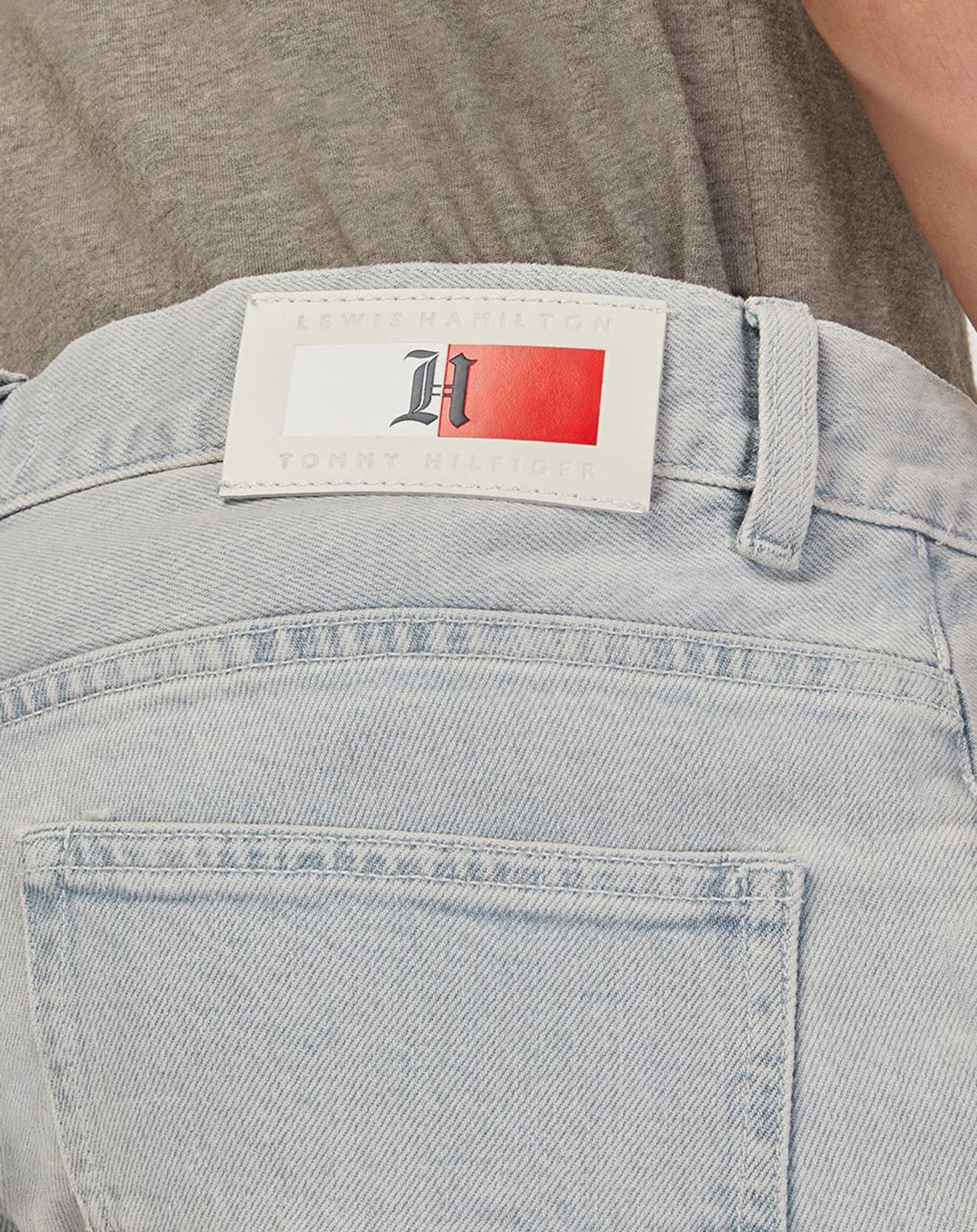 Tommy Hilfiger Short en jean Lewis Hamilton bleu clair