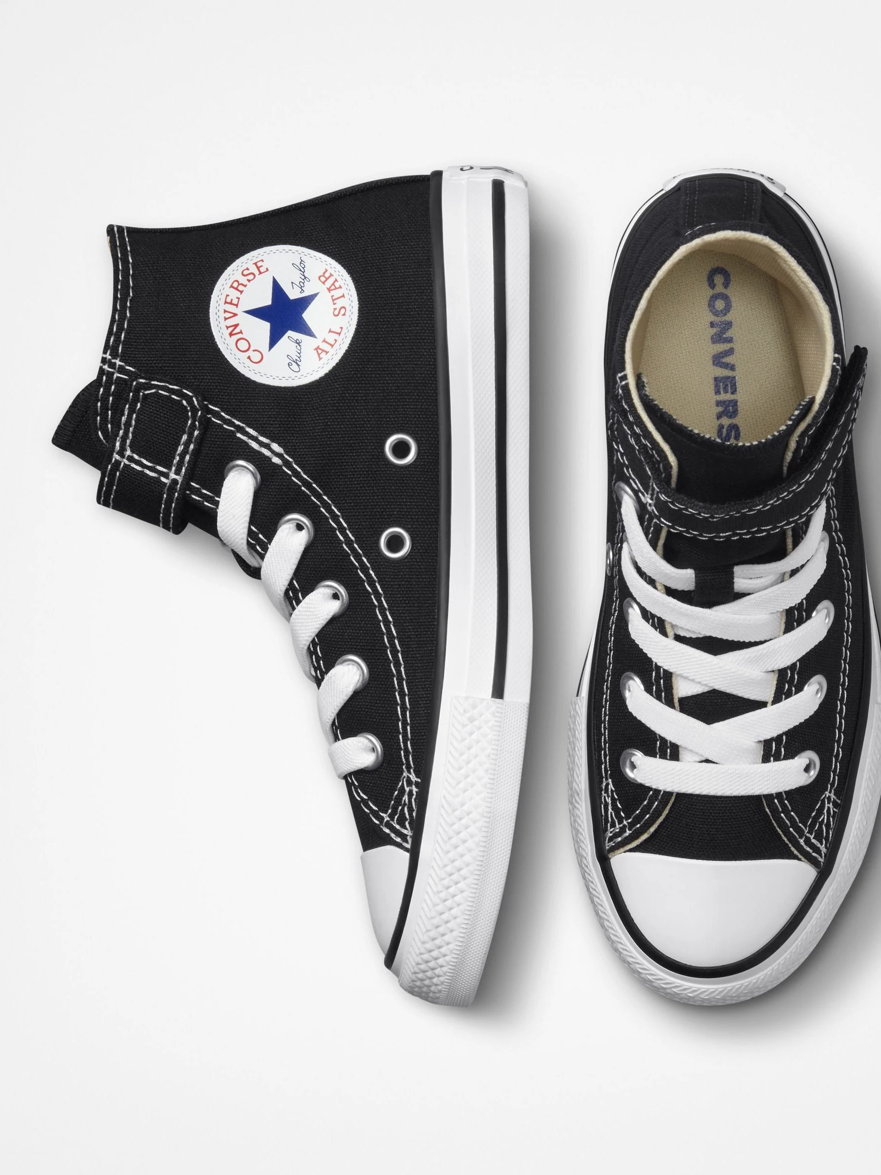 Zwart - Converse 1V hoge sneakers voor junioren