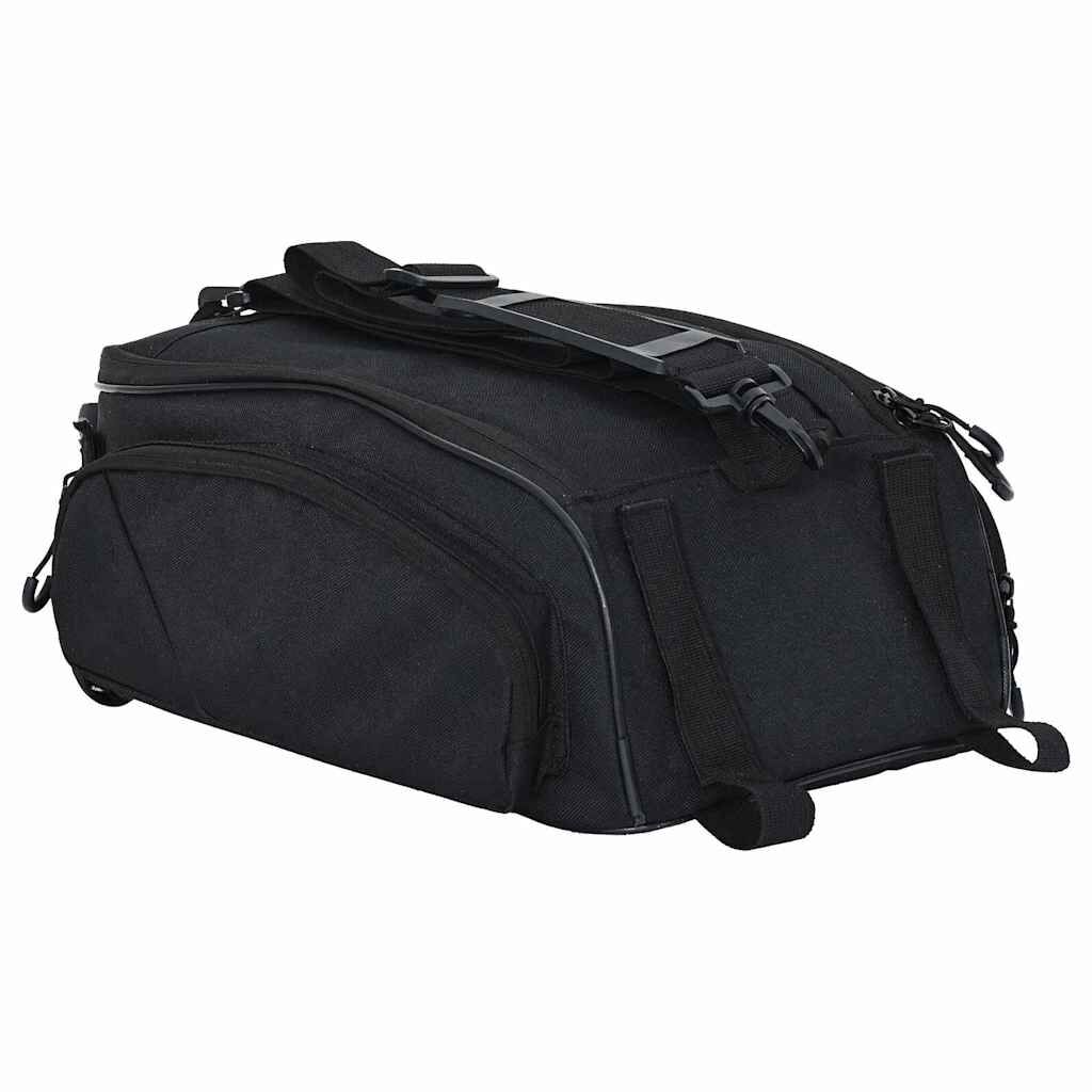 vidaXL Fietstas Zwart 38 x 21 x 16 cm Polyester