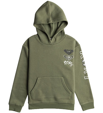 Roxy Kapuzenpullover - Surf Feeling Brushed - Öl Green