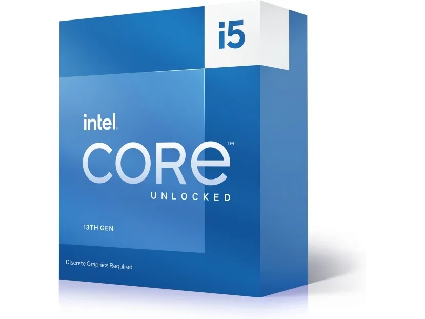 Intel® Core™ i5-13600KF (Raptor-Lake)- 14-Core (6 P-kerner & 8 E-kerner) - 20 tråde - 3,9 GHz (Op til 5,1 GHz) - LGA1700-Socket - Box (Uden køler)