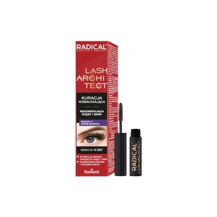 Farmona Radical Lash Architect Versterkende en regenererende behandeling voor wimpers en wenkbrauwen 5 ml