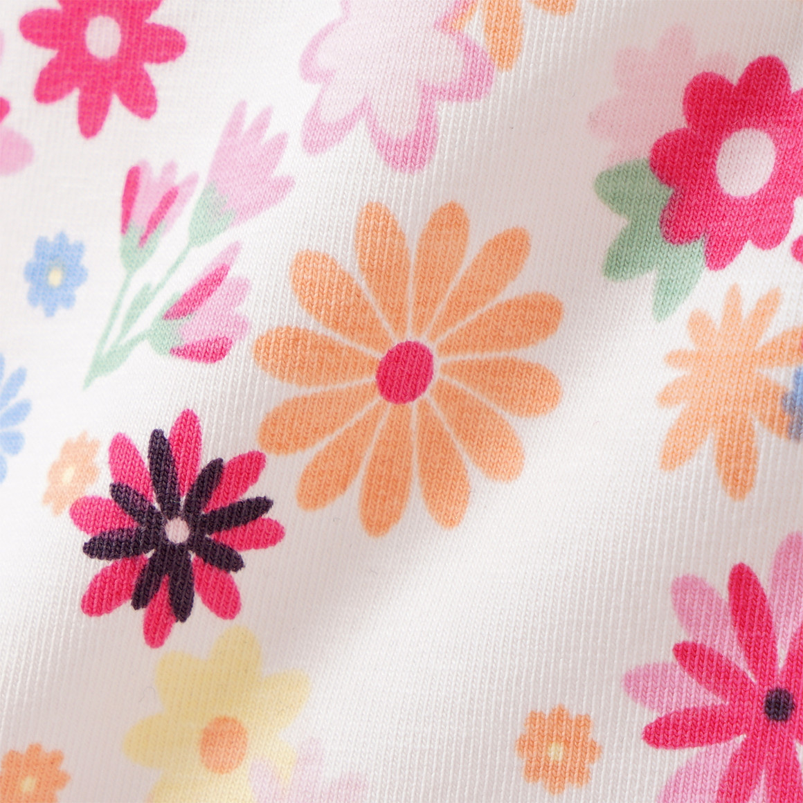 Topomini Baby Radler mit Blümchen-Print weiss / bunt