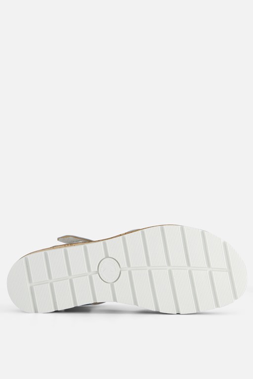 Feyn Mia 01 Sandalen zilver Leer