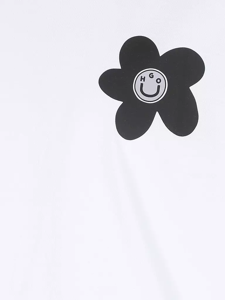 HUGO T-Shirt NORETTO weiss