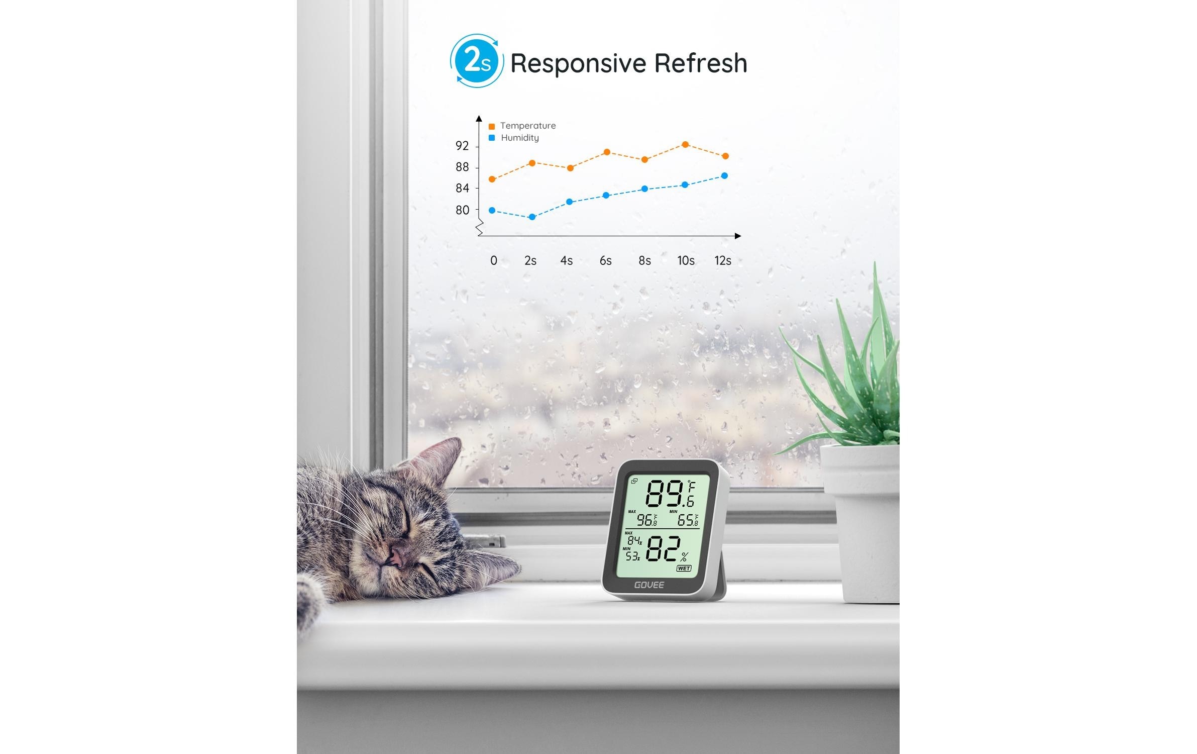 Govee Wetterstation »Govee Bluetooth Thermometer/Hygrometer« ()