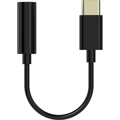 Sinox Pro USB-C til mini jackstick adapter - sort