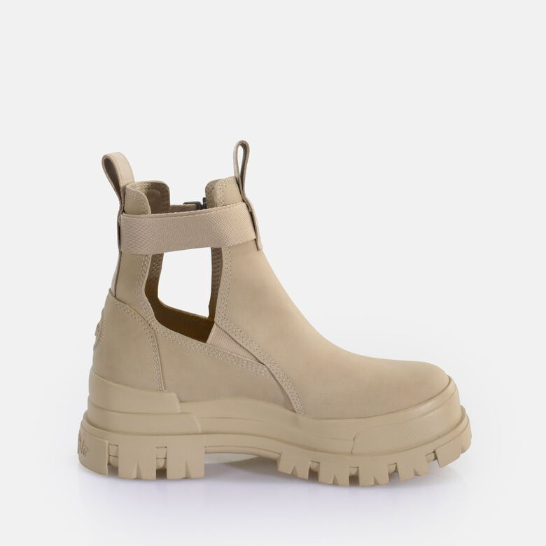 Aspha Coa Bottines à talon vegan, beige