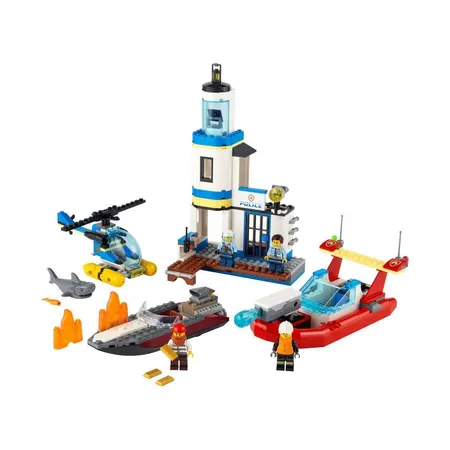 LEGO® City 60308 Polizei und Feuerwehr im Küsteneinsatz