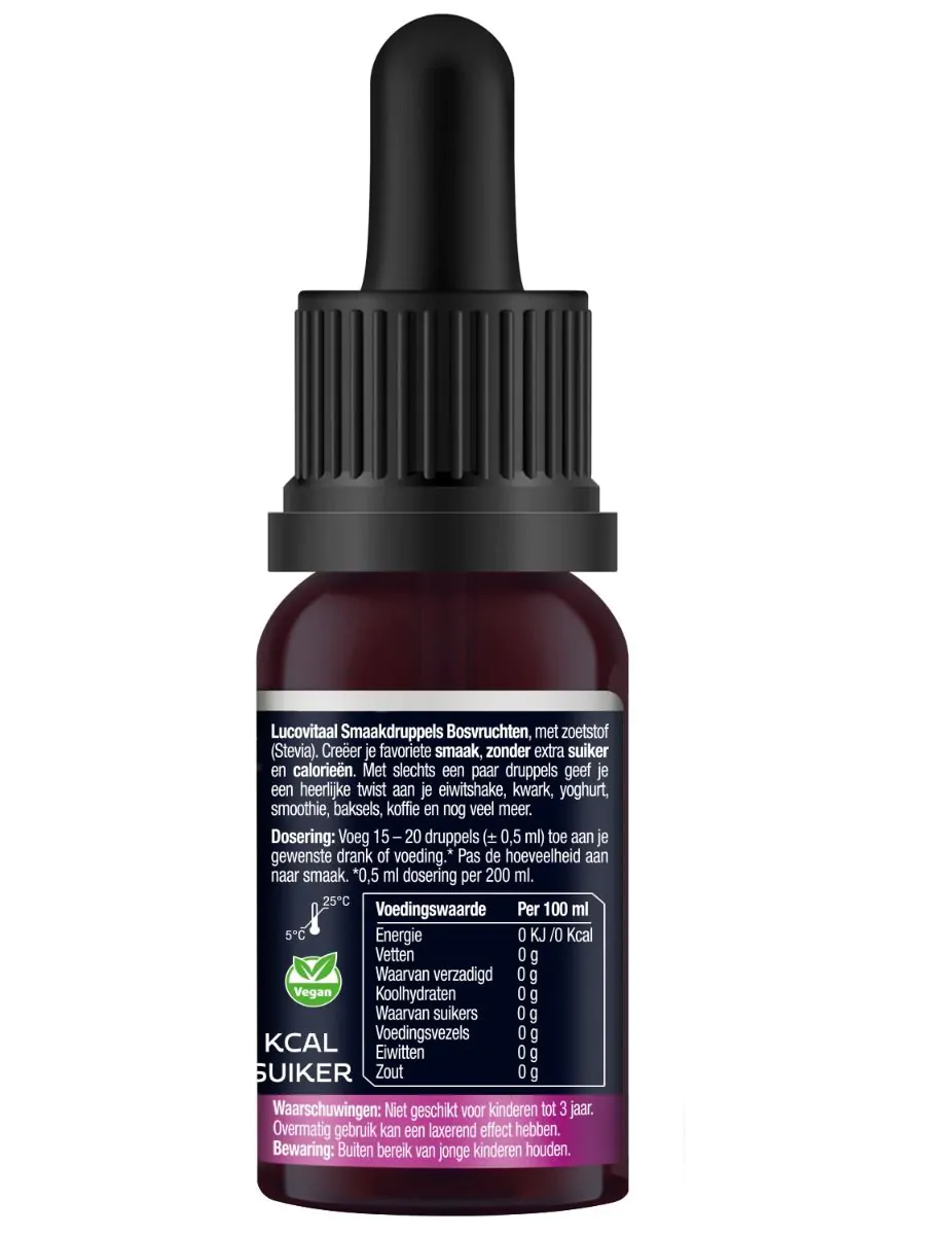 Smaakdruppels Bosvruchten – 20 ml