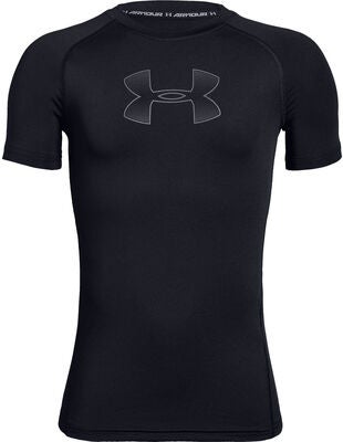 Under Armour HeatGear Short Sleeve Treningstrøye, Black