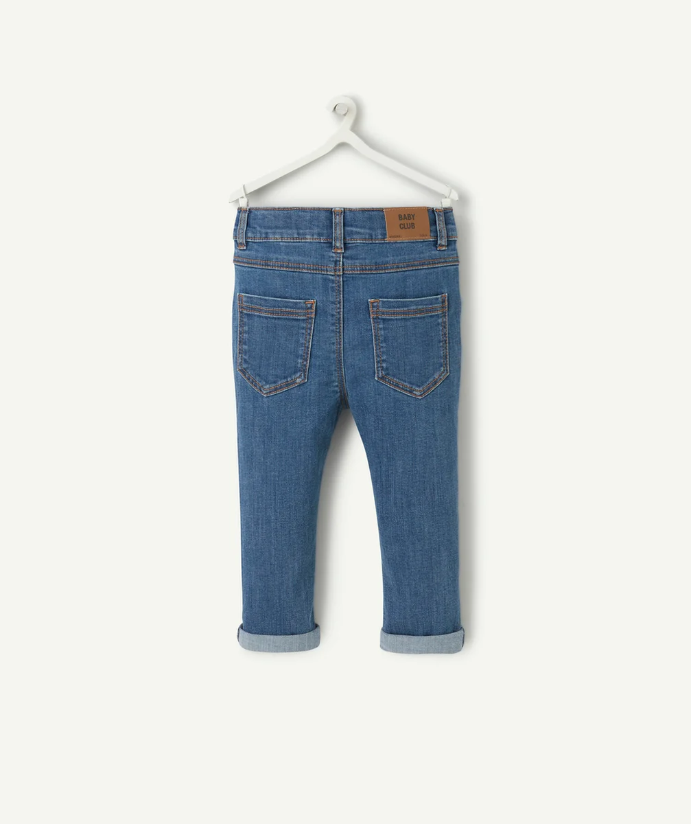 pantalon droit bébé garçon en denim low impact