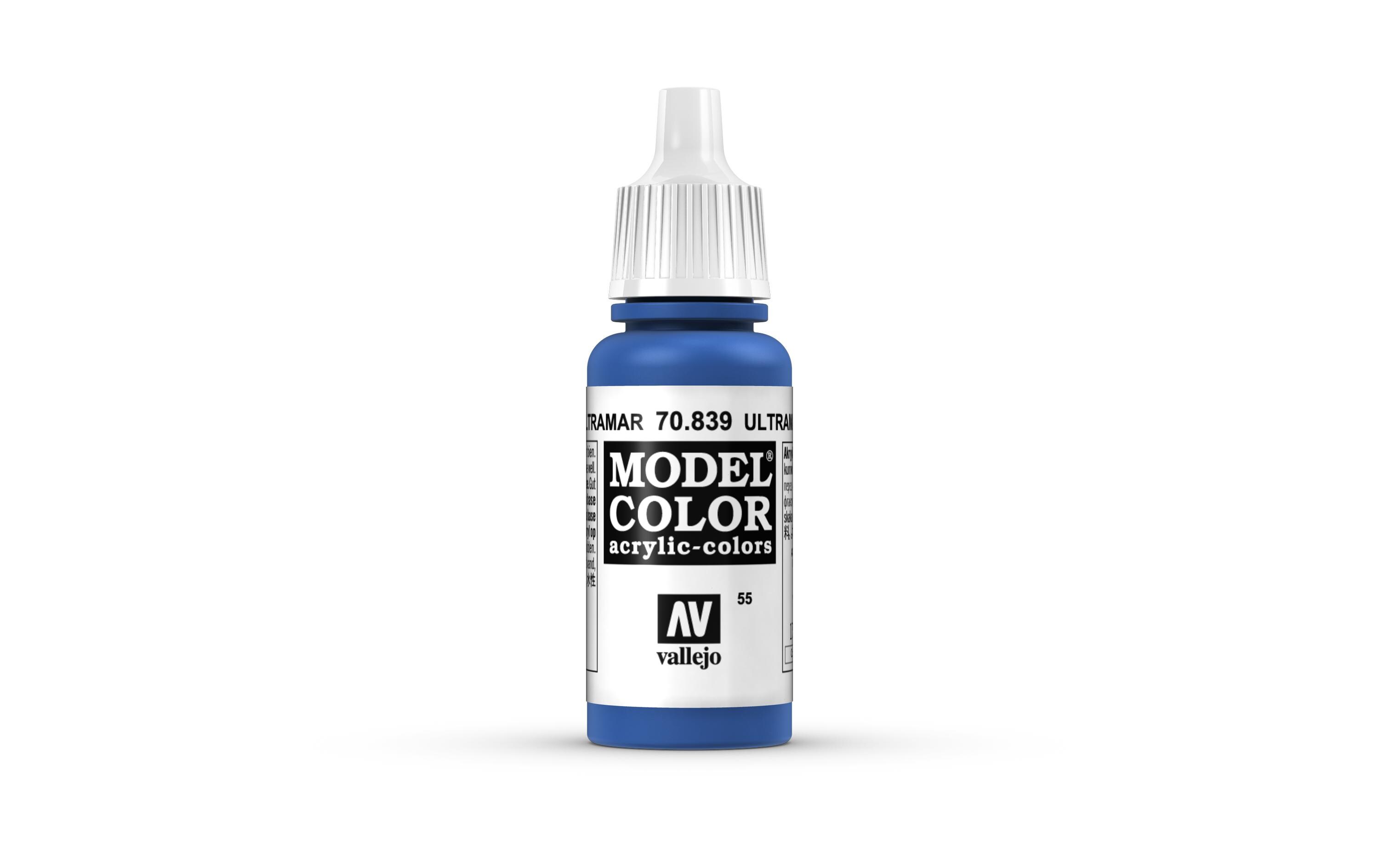 Acrylfarbe Matt, Ultramarin 17 mlModel Color Ultramarine