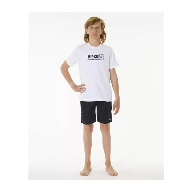 Teeshirt junior RIPCURL Big Mumma Icon Tee-Boy Optical White