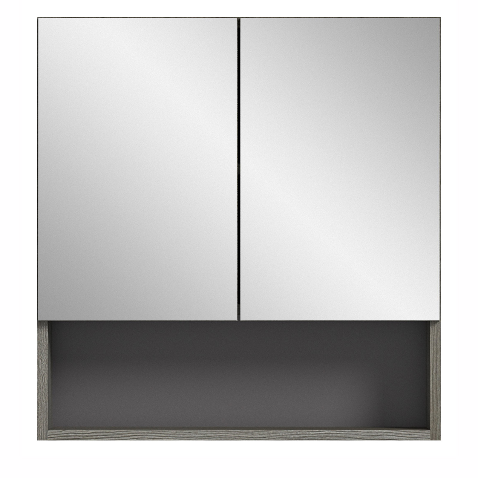 Spiegelschrank SILVER - Rauchsilber - 60 cm