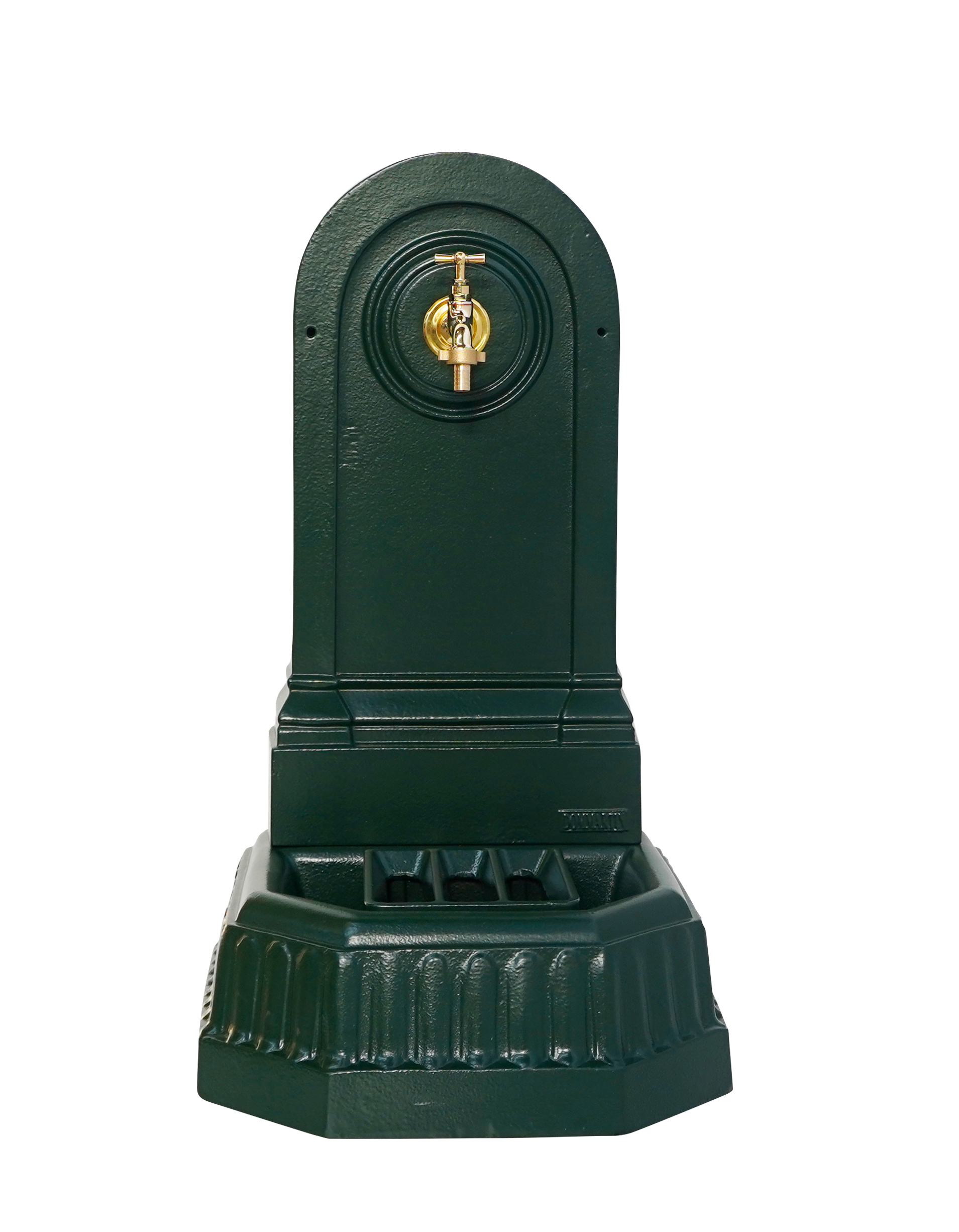 Fontaine citadine vert 6009 avec robinet standard h. 70cm x l. 35cm