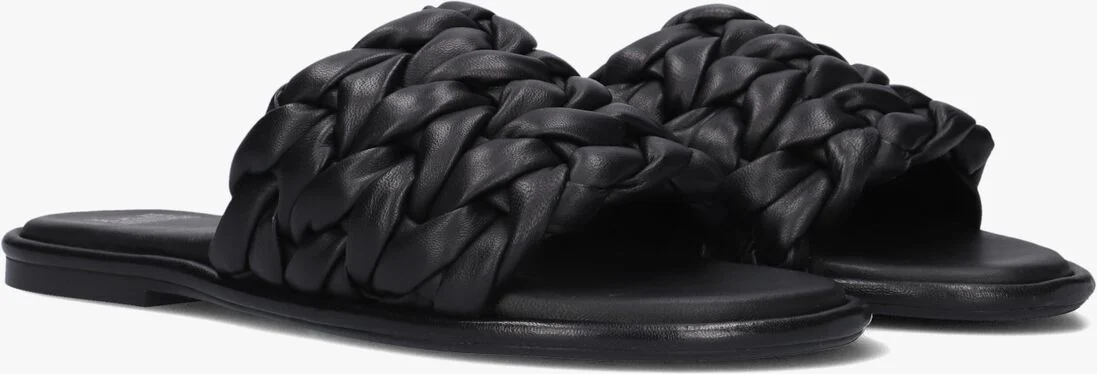 BRONX zwarte bronx slippers delan-y 85020-d