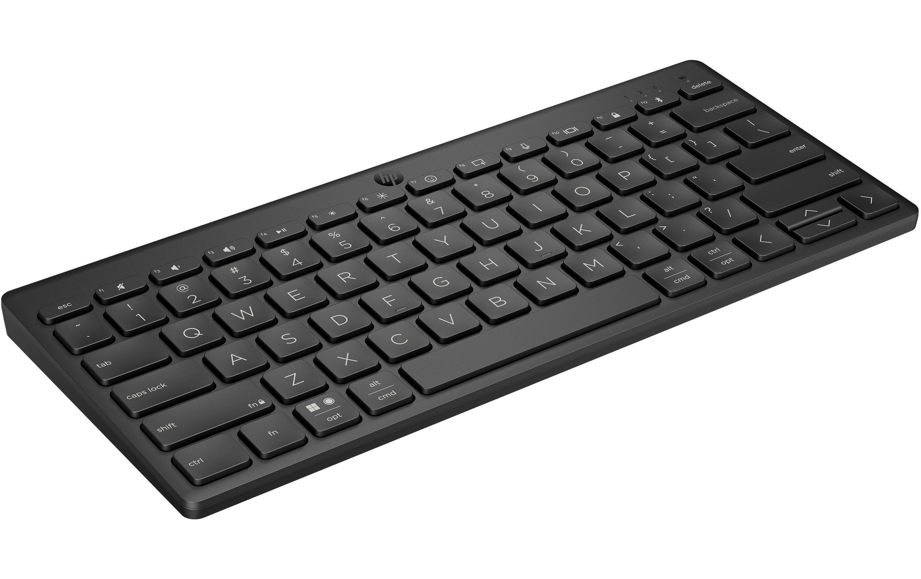 Tastatur 350 Compact Keyboard BlackKompakte Bluetooth Tastatur