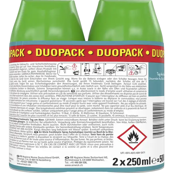 Freshmatic Max Nachfüller DUO Tag am Meer