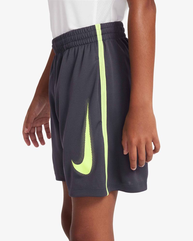 Short de training Nike Multi Gris & Jaune Fluo pour enfant