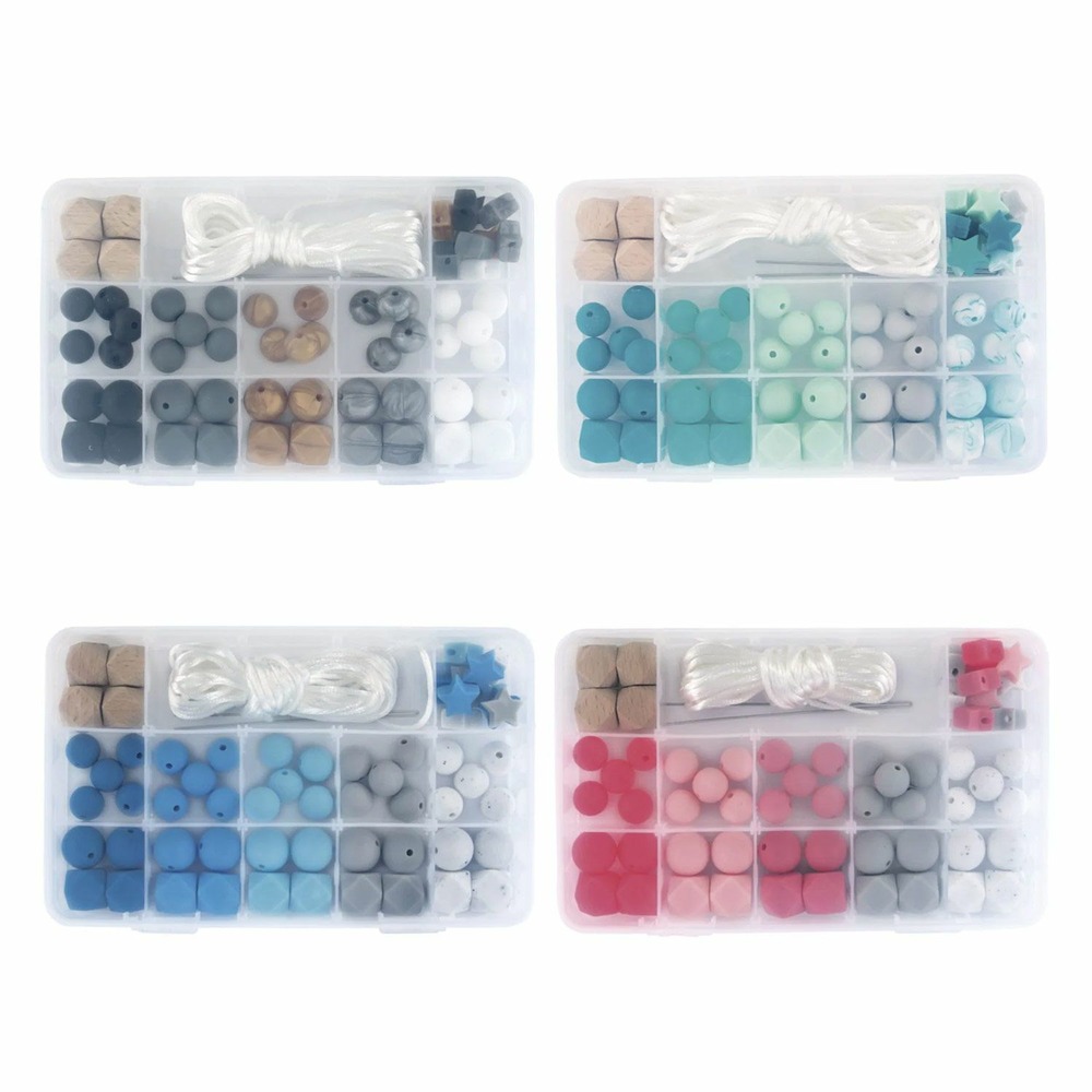 Coffret 220 perles en silicone