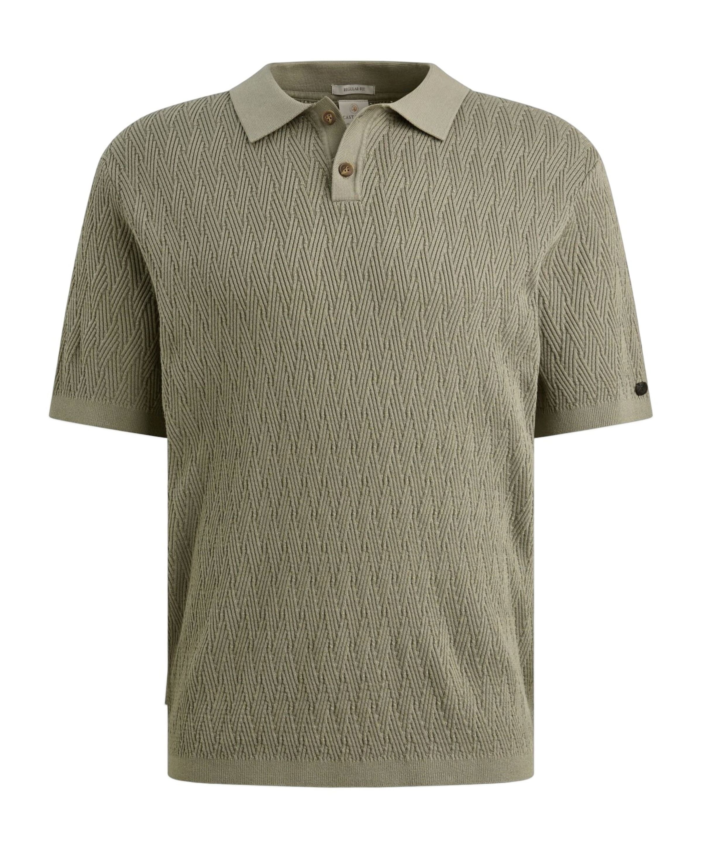 Cast Iron Heren polo groen