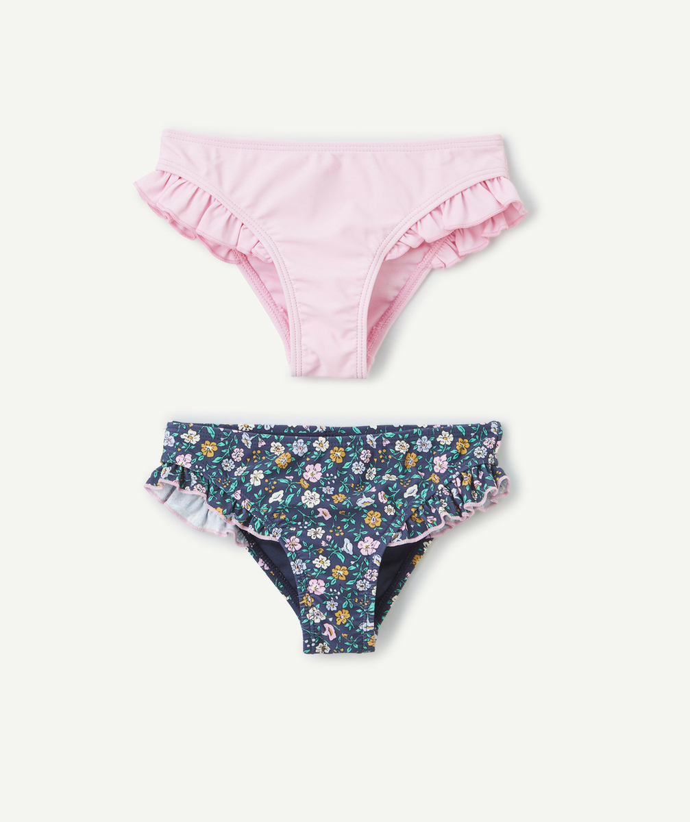 set anti-uv fille avec top et culottes en fibres recyclées