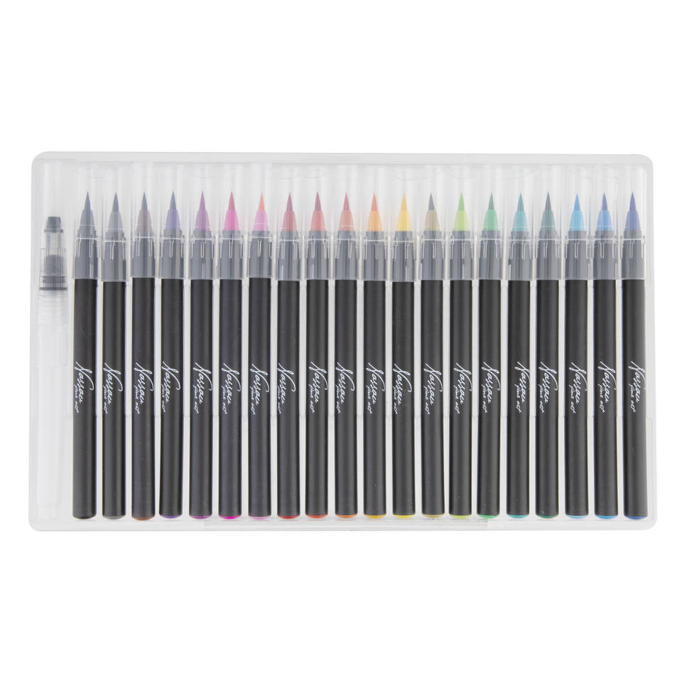 Nassau aquarel penseelstiften set 20-delig
